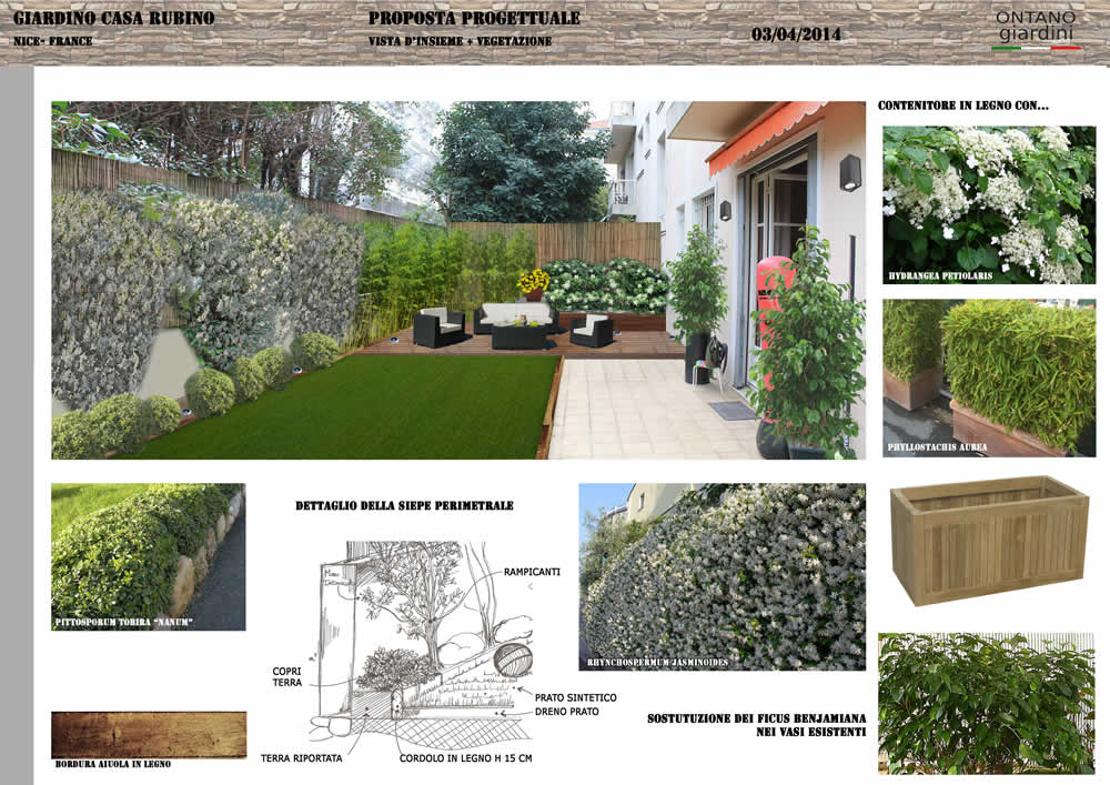 Progettazione E Realizzazione Di Un Piccolo Giardino Privato A Nizza Ercole Progettazione Paesaggio